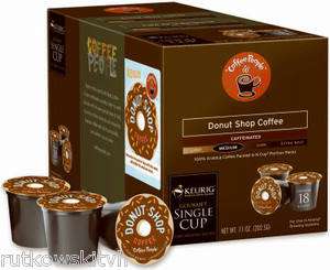    Count Coffee People Donut Shop Extra Bold K Cups 834259007325  