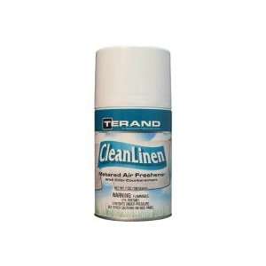 Terand Clean Linen Metered Air Freshener (Case of 12 Cans):  