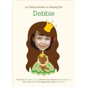  Little Princess Photo Card Birthday Invitations Health 