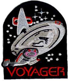 STAR TREK VOYAGER SHIP/LOGO PATCH starfleet  
