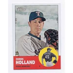   Topps Heritage #297 Derek Holland Texas Rangers
