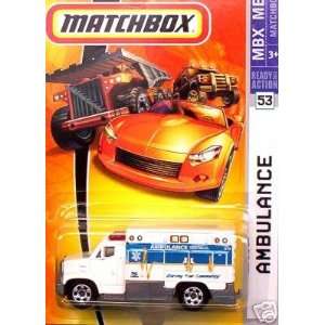 Mattel Matchbox 2007 MBX Metal 1:64 Scale Die Cast Car # 53   White 
