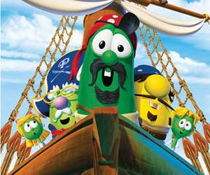 in this second veggietales feature film three lazy wannabe pirates