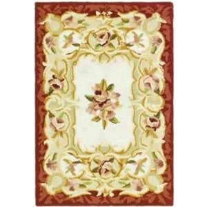  Safavieh Rugs Chelsea Collection HK73A 212 Ivory/Burgundy 