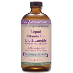  Dr.s Advantage   Liquid Vitamin C + Bioflavanoids 16 oz 