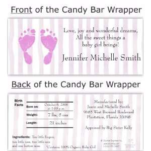  Pink Feet Candy Wrapper: Baby