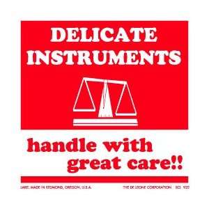  Delicate Instruments Handle with Great Care Label, 6 X 6 