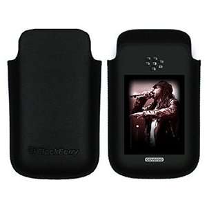  Lil Wayne On Mic on BlackBerry Leather Pocket Case  