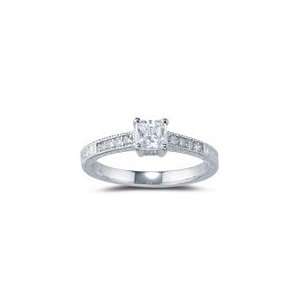  0.08 Cts Diamond Filigree Engagement Ring Setting in 18K 