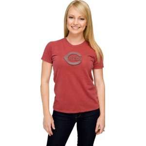   Reds Womens Big Time Play Pigment Dyed Tee: Sports & Outdoors