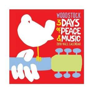  Woodstock 3 Days of Peace & Music Wall Calendar (2010 