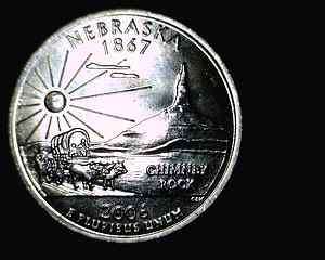 2006 D Nebraska Unc. State Quarter Coin  