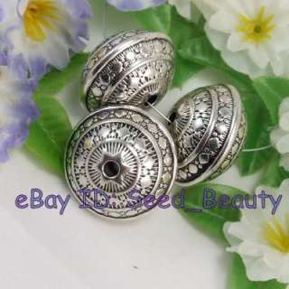 Fgp0661 50pcs Silver Plated CCB Beads 19mmx28mm s$6  