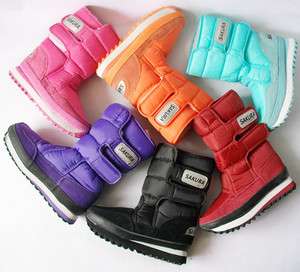   Winter Warm Lining Snow Joggers Boots Shoes 6 Colors free ship!  