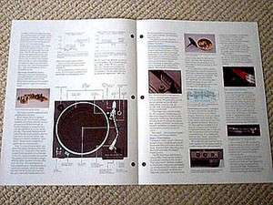 Sony PS X5 turntable brochure catalogue  