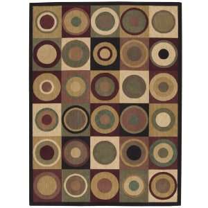   Color Circles Viscose Contemporary Rug 2.00 x 5.90.: Home & Kitchen
