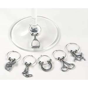  Equestrian Wine Charms