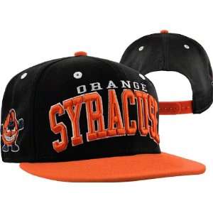   Black/Orange Super Star Snapback Adjustable Hat
