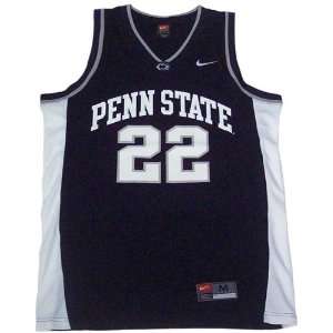   Nittany Lions #22 Navy Replica Basketball Jersey