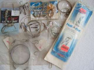 Huge Mixed Lot Fishing Tackle Hooks Leaders Line Bobbers Weights 