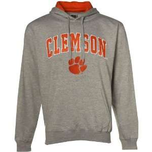  Clemson Tigers Gray Classic Twill Hoody Sweatshirt (X 