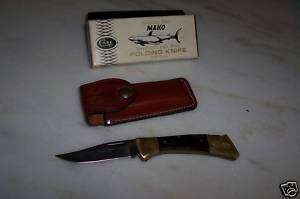 CASE MAKO P158 LSSP PC#169 Folding Knife w/shield & BOX  