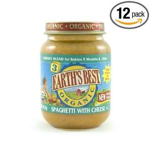 Earthsbest Spaghetti & Cheese Junior(95% Organic), 6 Ounce (Pack of 12 