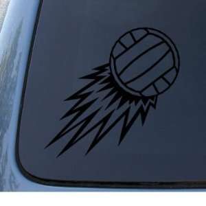VOLLEYBALL FLAME   Car, Truck, Notebook, Vinyl Decal Sticker #1307 