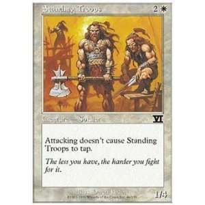   Magic the Gathering   Standing Troops   Sixth Edition Toys & Games
