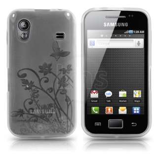 London Magic Store   Clear Floral Gel Case For Samsung Galaxy Ace 