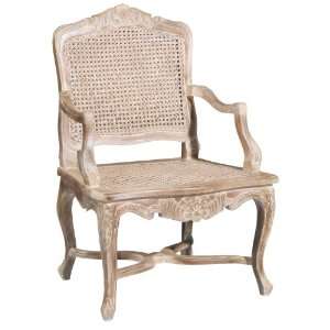 French Regency Arm Chair Washed: Home & Kitchen