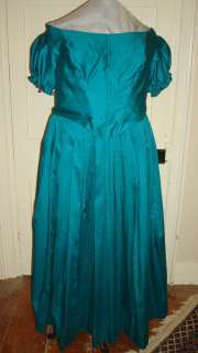 Civil War Reenactment Ladies Dinner Dress Size 20   Gently Used  