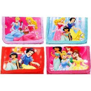  Set of 4 Disney Princess Wallets