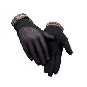  Ariat ® Air Grip Gloves   Black: Sports & Outdoors