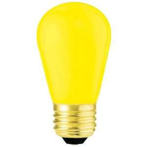 11 Watt Ceramic Yellow 130V Medium Base S14 Sign Bulb (11S14/CY130/ATH 