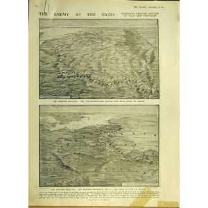  Ww1 Maps Diagram Antwerp German Invasion Frontier 1914 