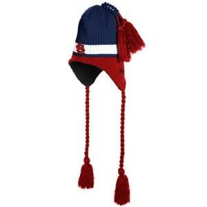 New Era St. Louis Cardinals Navy Blue Tasselhoff Knit Hat:  