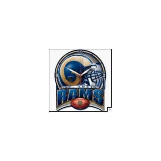  St. Louis Rams Officially licensed Team Plaque Style clock 