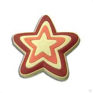  Star red/white/orange   style your crocs shoe charm #1323 