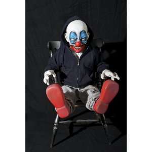  Giggles the Clown Latex Animated Prop: Home & Kitchen