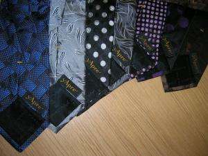Lot of 7 YAPRE mens silk ties  