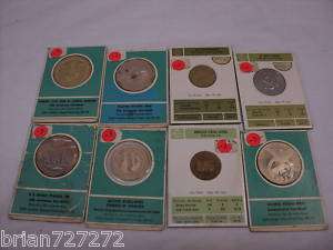 1960S FRANKLIN MINT COIN LOT   8 COINS  