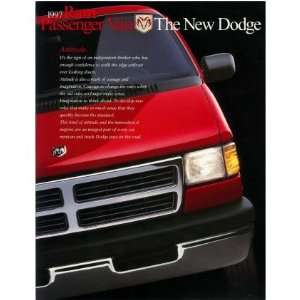  1997 DODGE Passenger Van Sales Folder Piece: Automotive