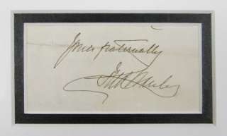 Pre 1893 Lord Stanley Autograph/Signature PSA/DNA + JSA  