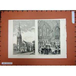  1887 New English Church Copenhagen Opening Service