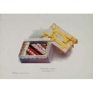  1904 Color Print Candy Box Bon Bons Candies SWEET 