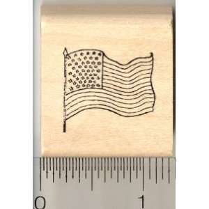  Small American Flag Rubber Stamp Arts, Crafts & Sewing