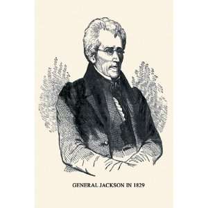  General Jackson in 1829   Poster by Sandra Baker (12x18 