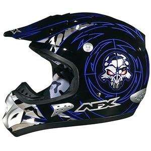    AFX Youth FX 35Y Skull Helmet   Small/Blue Skull: Automotive