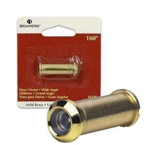  Door Viewer Scope Peephole Wide 160 Degree Solid Brass LQ 